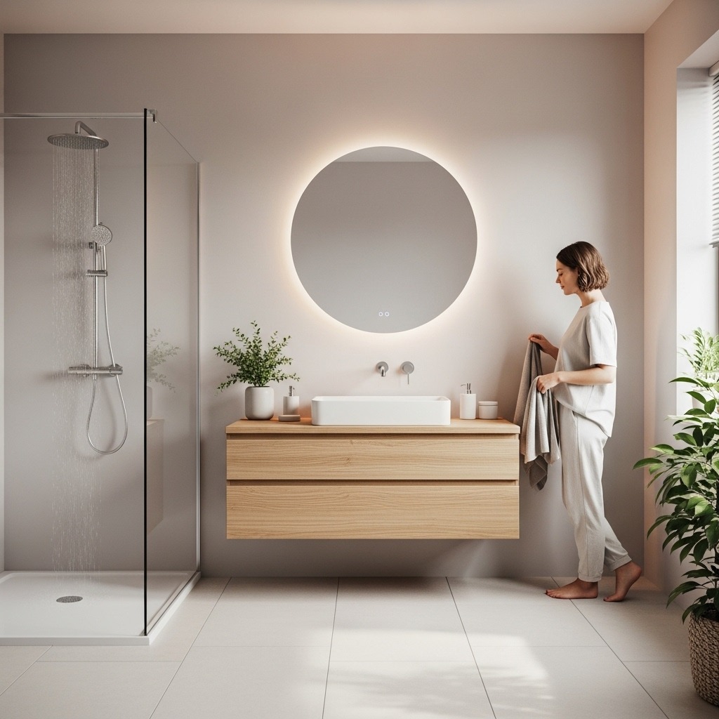 energie zu sparen im badezimmer